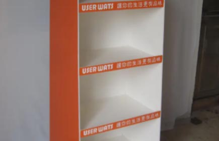 現(xiàn)場(chǎng)展柜面板絲印